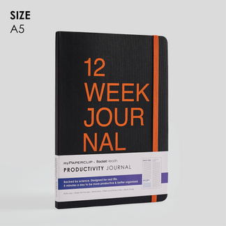 12 Week Productivity Journal - A5 Size – myPAPERCLIP India