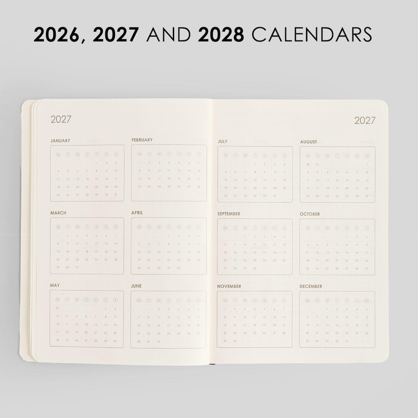 2027 WEEKLY PLANNER - R2