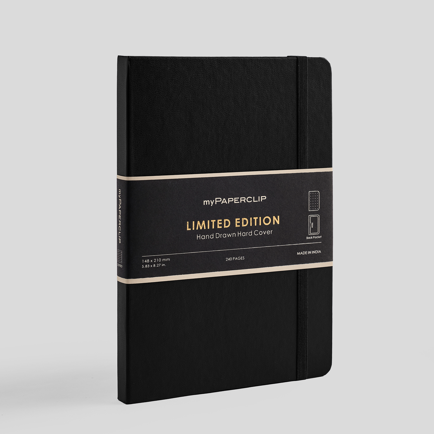 Limited Edition Notebook (Hard Cover) - A5 (With Back Pocket)