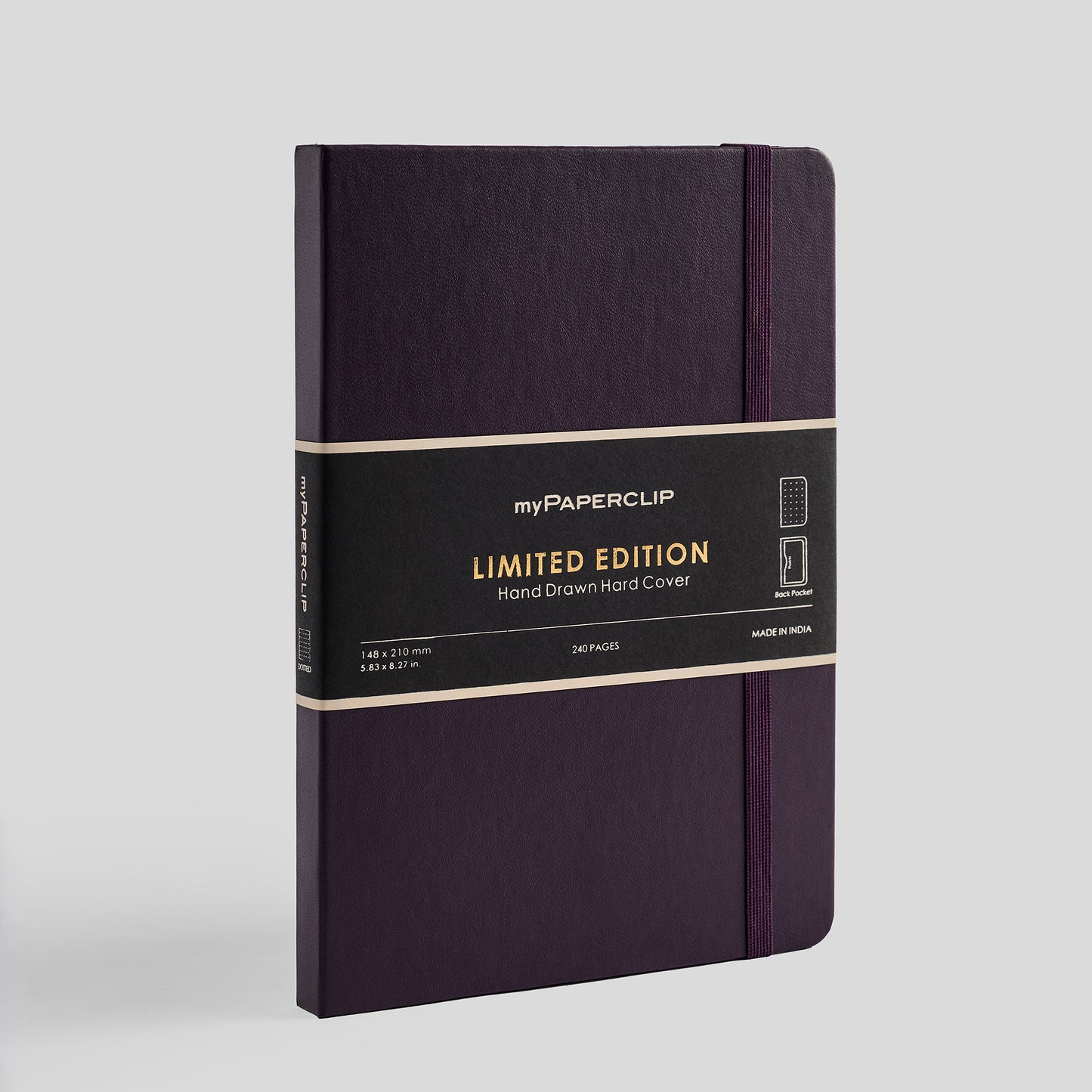 Limited Edition Notebook (Hard Cover) - A5 (With Back Pocket)