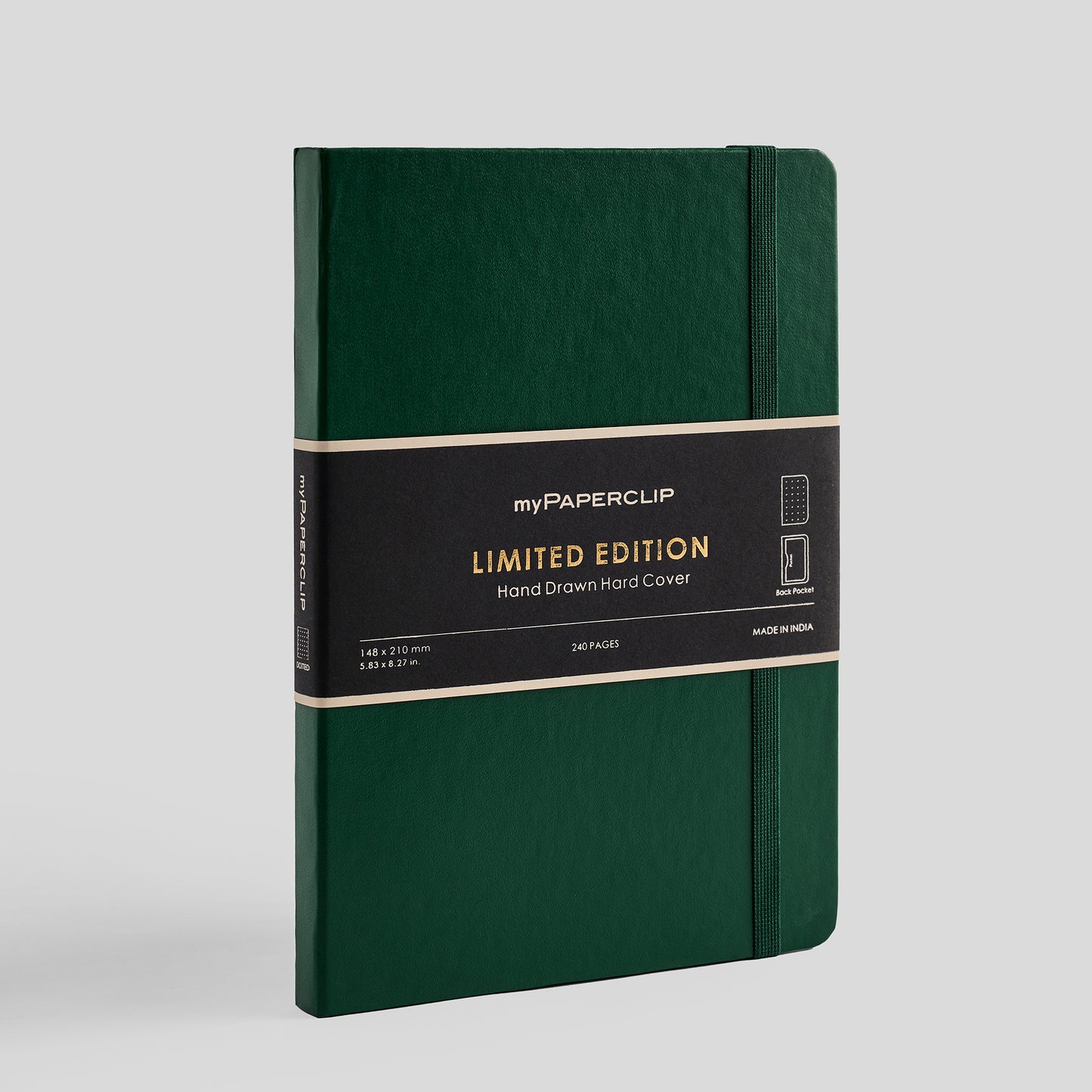 Limited Edition Notebook (Hard Cover) - A5 (With Back Pocket)