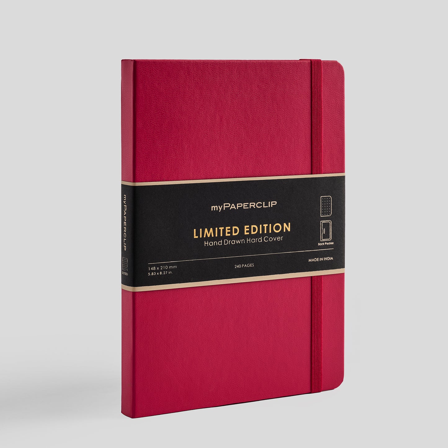 Limited Edition Notebook (Hard Cover) - A5 (With Back Pocket)