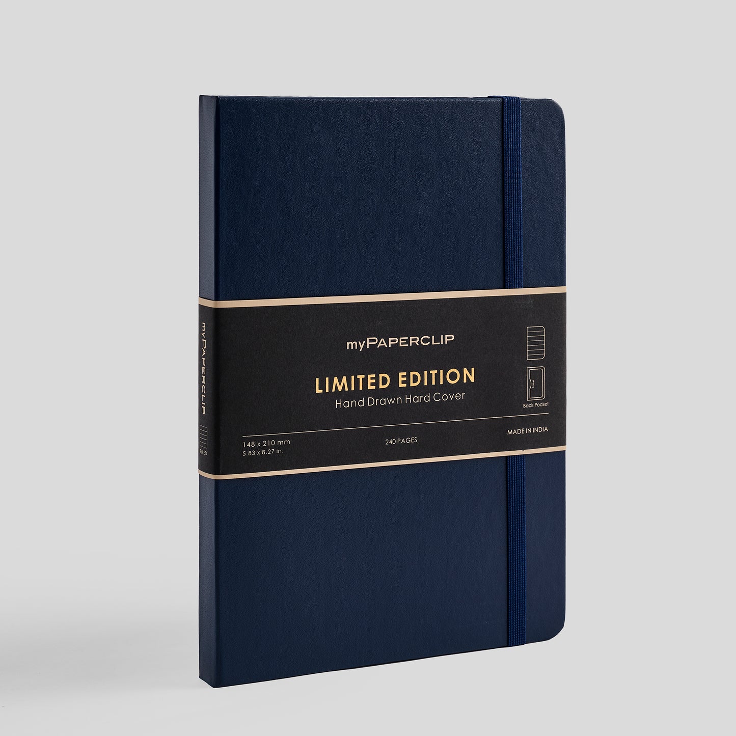 Limited Edition Notebook (Hard Cover) - A5 (With Back Pocket)