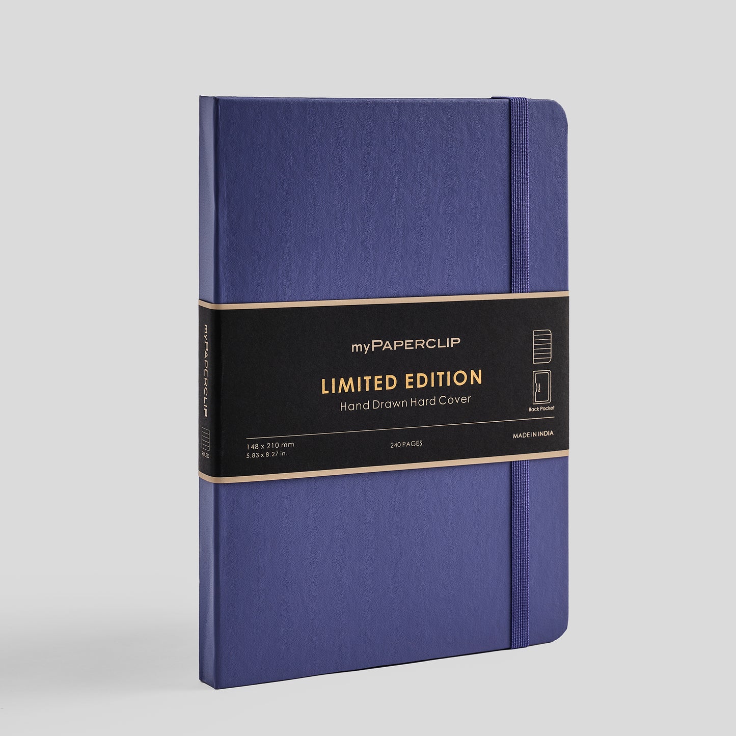 Limited Edition Notebook (Hard Cover) - A5 (With Back Pocket)