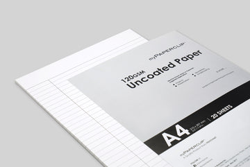 UNCOATED WHITE PAPER - RULED