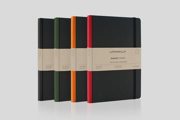 Binary Series A5 Notebook - Black